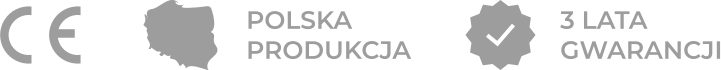 CE, Polska Produkcja, 3-letnia gwarancja
